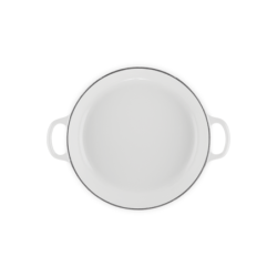 Cacerola Baja Pétalo Blanco 26cm