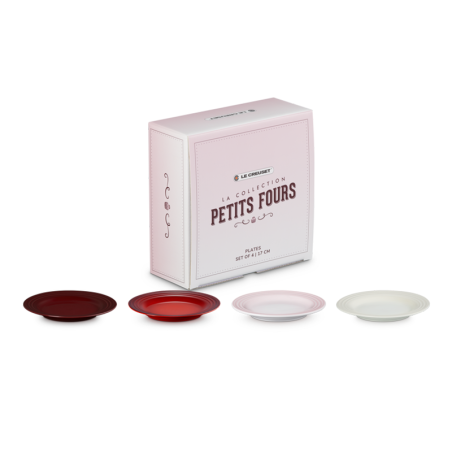 Set of 4 Appetiser Plates - Petit Fours