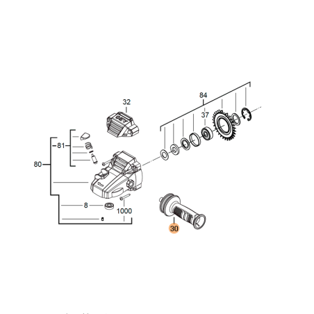 AEG WS24-230 GV Handle