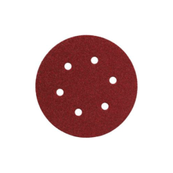 AEG Abrasive Discs - Hook and Loop with 6 Holes Grit 40