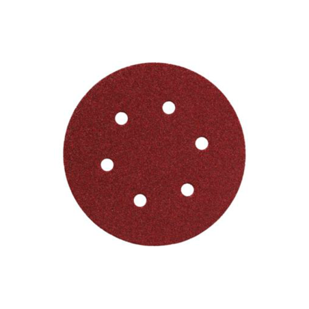 AEG Abrasive Discs - Hook and Loop with 6 Holes Grit 40