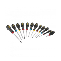 STANLEY Set of 8 POZIDRIV/PHILLIPS Screwdrivers