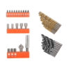 KIT 109 PEÇAS PARA FURAR E APARAFUSAR EM