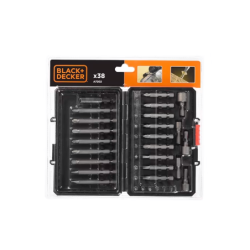 Jogo de 38 Peças para Aparafusar BLACK DECKER