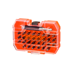 Conjunto de Chaves de Fendas de 31 Peças com Adaptador Magnético BLACK DECKER