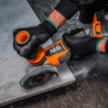 AEG 18V 115mm Brushless Finishing Grinder with Lever Switch
