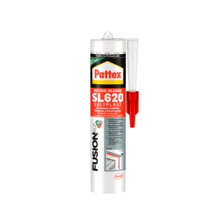 PATTEX SL620 Window and Building Frame R9016, White, 300ml