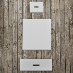 Banco 45cm Cinza Claro - A-Stool Outdoor