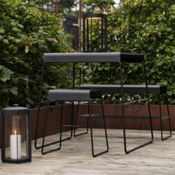 Stool 45cm Black - A-Stool Outdoor