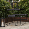 Stool 45cm Black - A-Stool Outdoor