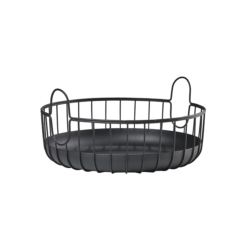 Cesto 38x18cm Preto - Inu Cesto 38x18cm Preto - Inu