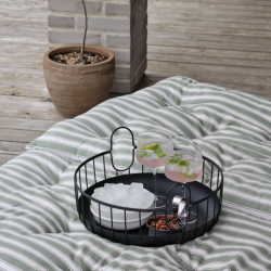 Basket 38x18cm Black - Inu