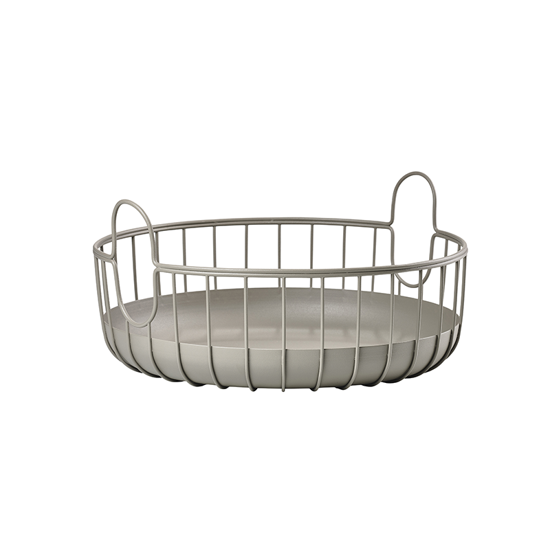 Cesto 38x18cm Taupe - Inu Cesto 38x18cm Taupe - Inu