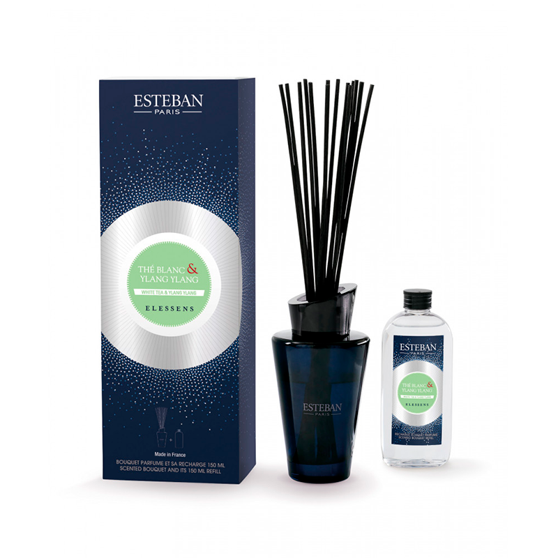 Difusor Stick e Recarga 150ml Chá Branco & Ylang-Ylang