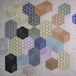 Trivet Lupine - Hexagon