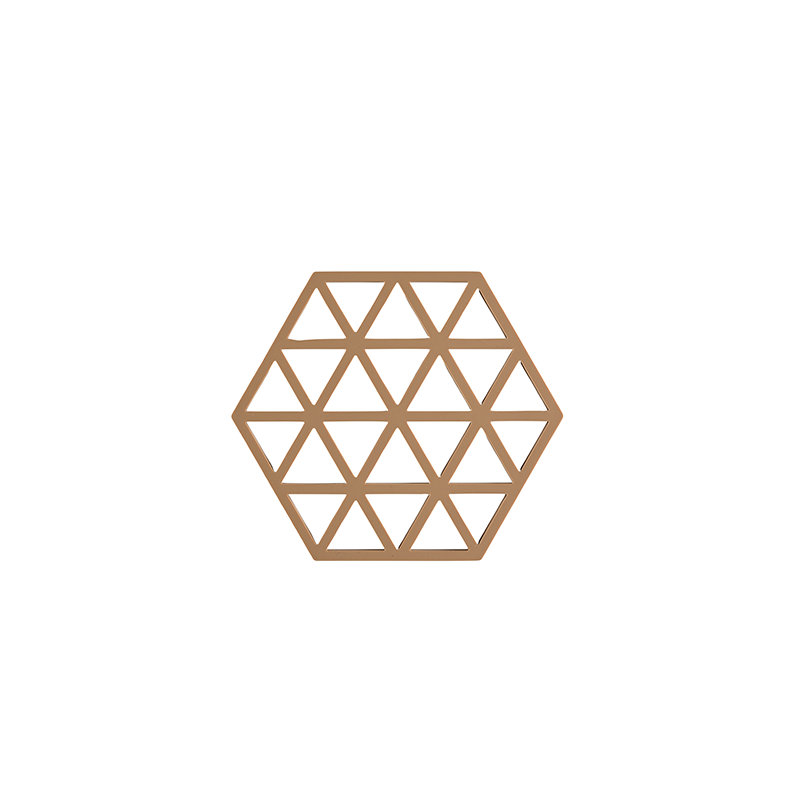 Trivet Terracotta - Triangles