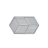 Trivet 24cm Cool Grey - Hexagon