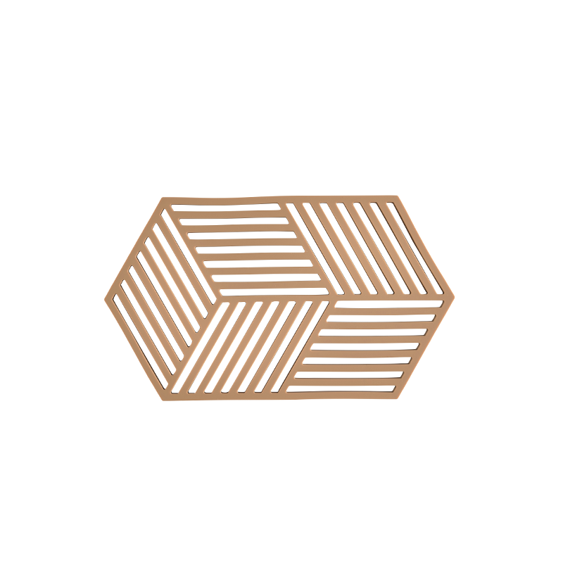 Trivet 24cm Terracotta - Hexagon