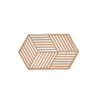 Trivet 24cm Terracotta - Hexagon