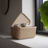 Set of 2 Storage Boxes 32cm Brown - Pulp