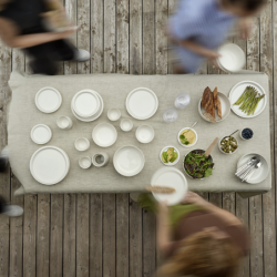 Plate 24cm White - Eau