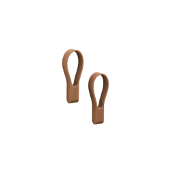 Set of 2 Towel Strap/Magnet Terracotta - Loop Magnet