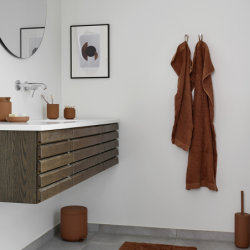 Set of 2 Towel Strap/Magnet Terracotta - Loop Magnet