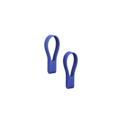 Conj. 2 Ganchos Magnéticos para Toalha Azul Índigo - Loop Magnet