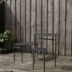 Stool 33cm Black - Disc