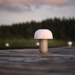 Lamp Warm Grey 22cm - Harvest Moon