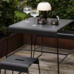 Mesa Exterior Preto - A-Café