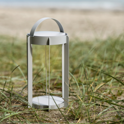 LED Lantern 30cm Soft Grey - Firefly