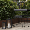 Linterna LED 30cm Negro - Firefly