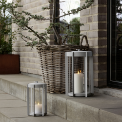 Lantern 35cm Soft Grey - Firefly