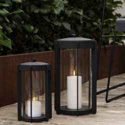 Linterna 25cm Negro - Firefly