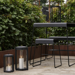 Linterna 25cm Negro - Firefly