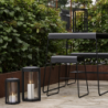 Linterna 25cm Negro - Firefly
