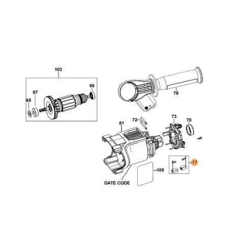 PAR DE ESCOVAS 230V