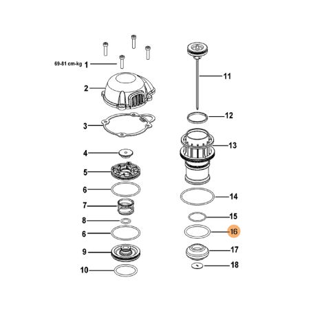 O'RING 41,7MMx3,5MM