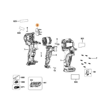 ADAPTADOR DE PLÁSTICO