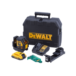 Nível Laser Autonivelante Verde com 2 Linhas em Cruz XR 18V com Bateria 18V Li-Ion 2Ah DEWALT