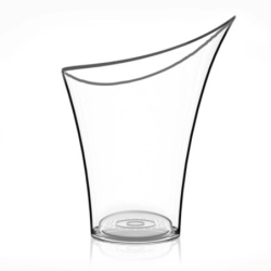 Frapé Redondo com Base LED Transparente - Vela