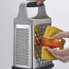 Box Grater with Precision Food-Grip Yellow - Multi-Grip