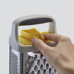 Box Grater with Precision Food-Grip Yellow - Multi-Grip