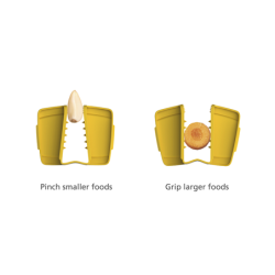 Box Grater with Precision Food-Grip Yellow - Multi-Grip