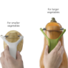 Peel Set of 2 Peelers Stone and Green - Nest