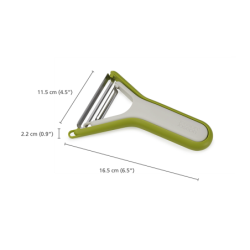 Peel Set of 2 Peelers Stone and Green - Nest