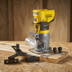 Tupia Sem Fio 8 mm 18V Li-Ion STANLEY® FATMAX® V20 sem Carregador/Bateria