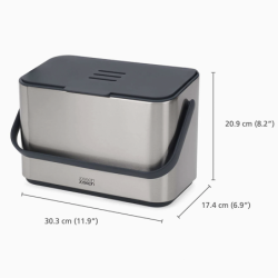 4L Food Waste Caddy Grey - Collect