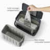 4L Food Waste Caddy Grey - Collect